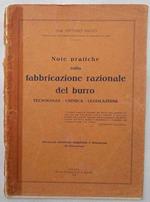 Note pratiche sulla fabbricazione razionale del burro