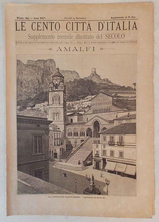 Amalfi (Le Cento Città d'Italia). (Tratta anche di Capri e Paestum) - copertina