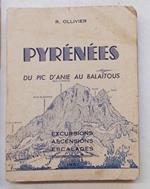 Pyrénées. Tome I. Du Pic d'Anie au Balatous. Excursions Ascensions Escalades