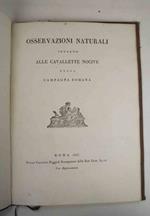 Osservazioni naturali intorno alle cavallette nocive della Campagna Romana