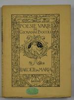 Poesie varie raccolte da Maria