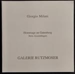 Giorgio Milani - Hommage an Gutenberg - Holz-Assemblagen - 2001