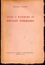 Studi e ricerche su Niccolò Tommaseo