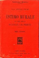 Estimo rurale ad uso delle scuole e dei periti