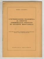 L' introduzione filosofica al diritto commerciale positivo di Giuseppe Montanelli