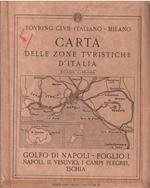 Carta Delle Zone Turistiche D'Italia - Golfo Di Napoli Foglio I: Napoli, Il Vesuvio, I Campi Flegrei, Ischia