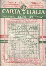 Carta D'Italia Del Touring Club Italiano Foglio 9: Torino