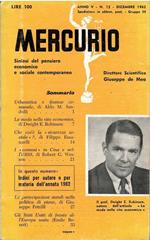 Mercurio Sintesi Del Pensiero Economico E Sociale N. 12/1962