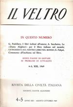 Il Veltro Rivista Della Civiltà Italiana N. 4-5 Anno Xiii 1969