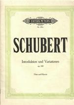 Schubert Introduktion Und Variationen Op. 160 Flote Und Klavier