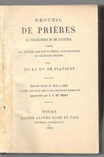 Recuiel de Prières de méditations et de lectures