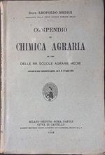 Compendio di chimica agraria. Ad uso delle RR. Scuole Agrarie Medie