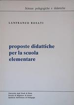 Proposte didattiche per la scuola elementare