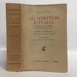 Gli scrittori d'Italia I Dai siciliani al foscolo