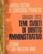 Temi svolti di diritto amministrativo