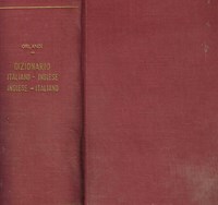 Dizionario Italiano Inglese Giuseppe Orlandi 1942 - Annunci Asti