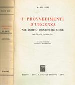 I provvedimenti d'urgenza nel diritto processuale civile (artt.700 a 702 Cod.Proc.Civ.)