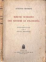 Breve schizzo dei sistemi di filosofia