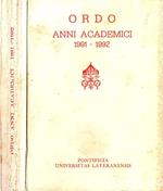 Ordo Anni Accademici 1991 - 1992