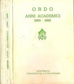 Ordo Anni Accademici 1989 - 1990