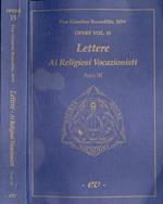 Lettere ai religiosi vocazionisti parte III