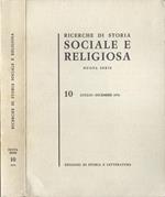 Ricerche di storia sociale e religiosa n. 10