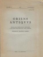 Oriens Antiquus, vol. X, fascicolo 2, 1971