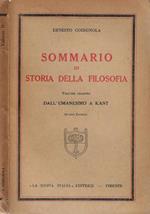 Sommario di storia della filosofia vol. II - Dall'Umanesimo a Kant