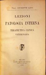 Lezioni di patologia interna e terapeutica clinica veterinaria