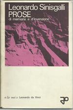 Prose. Di memoria e d'invenzione