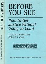 Before you sue