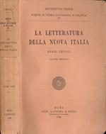 La letteratura della nuova Italia Vol. II