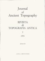 Journal of Ancient Topography - Rivista di Topografia Antica - Estratto