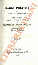 Saggi politici dei progressi e decadenza delle società