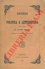 Lettere di politica e letteratura. Precedute da un discorso sulle rivoluzioni, del medesimo autore