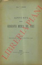 Appunti sulla geografia medica del Perù