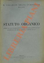 R. Collegio della Guastalla, Milano. Statuto Organico approvato con Deliberazione Consigliare del 24 aprile 1937-XV ratificato con Regio Devreto 25 giugno 1937-XV