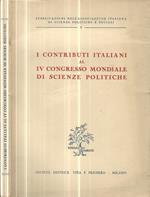 I contributi italiani al IV Congresso mondiale di scienze politiche