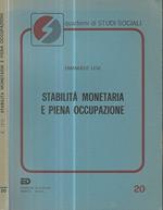 Stabilità monetaria e piena occupazione