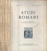 Studi Romani - Anno XXI 1973.. Rivista Trimestrale dell'Istituto Nazionale di Studi Romani