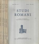 Studi Romani - Anno XXVII 1979.. Rivista Trimestrale dell'Istituto Nazionale di Studi Romani