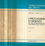 I provvedimenti d'urgenza nel diritto processuale civile e nel diritto del lavoro