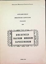 Annuario delle biblioteche cappuccine italiane, 1991