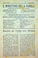 Il ministero della parola: settimanale pel Clero in cura d’anime: Anno X (1924): ANNATA COMPLETA LEGATA IN VOLUME