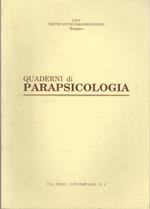 Quaderni di parapsicologia: Volume XXXIV - Ottobre 2003 N. 2