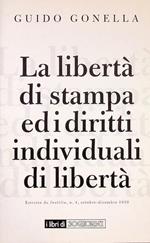 La libertà di stampa ed i diritti individuali di libertà