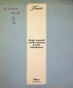 Disegni, acquarelli e grafica numerata di artisti contemporanei: asta 478: asta: 13 giugno 1984, esposizione dall'8 al 12 giugno 1984