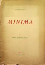 Minima: I. (storia e letteratura)