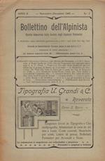 Bollettino dell'alpinista: rivista bimestrale della Società degli alpinisti tridentini: A. II - N. 3 - novembre dicembre 1905