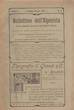 Bollettino dell'alpinista: rivista bimestrale della Società degli alpinisti tridentini: A. II - N. 6 - maggio giugno 1906